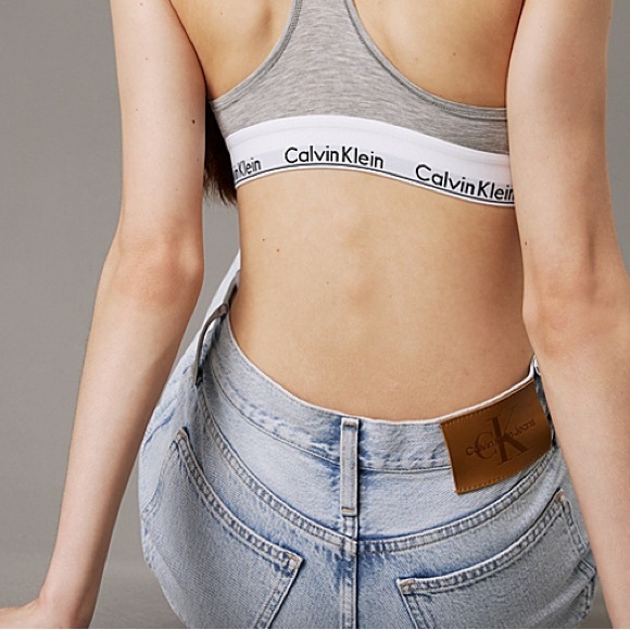 Calvin Klein CK light Blue Signature 90s Straight Leg Jeans size 30 women - Picture 8 of 15